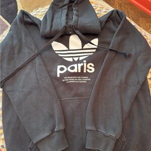 Adidas ICONE PARIS CITY ORIGINALS HOODIE Size Adult M / Junior XL